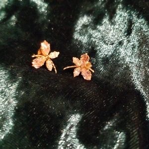 Gold Plated Butterfly Earrings